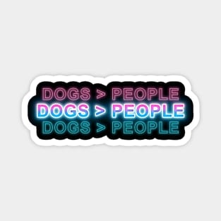 Dogs > People Sticker